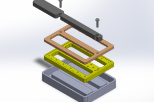 CAD model of latest chip holder prototype