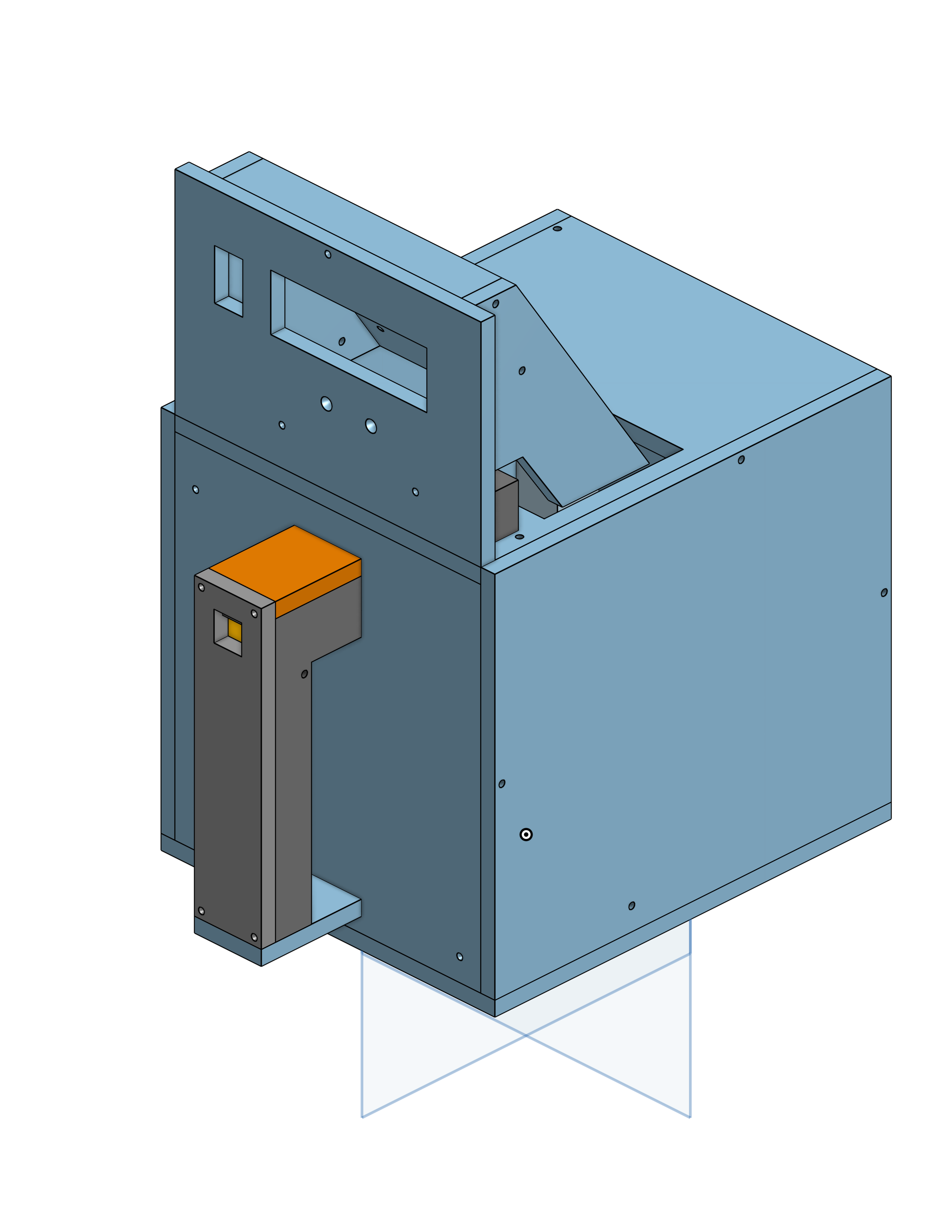 CAD model of pulse oximeter prototype